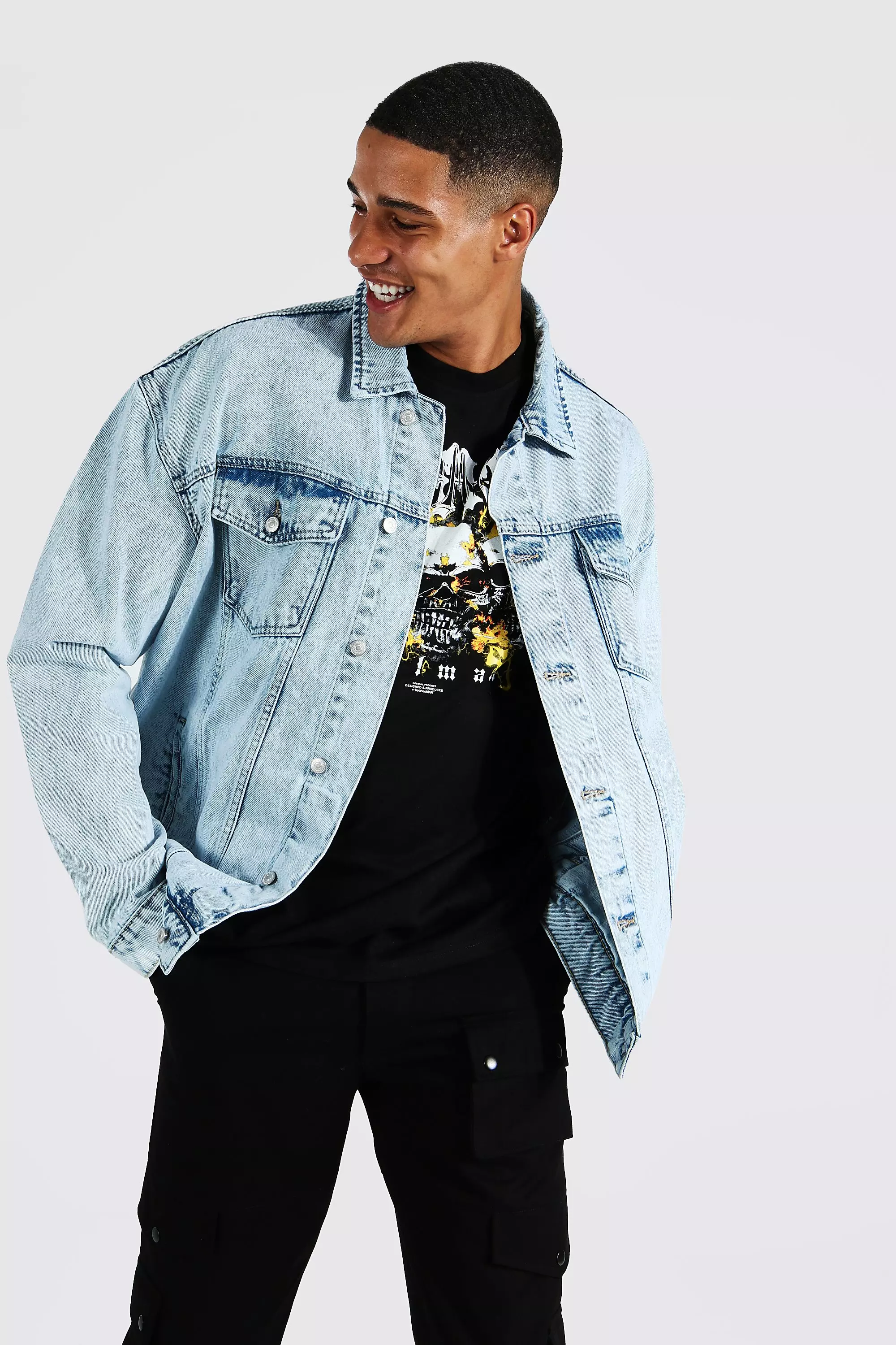 Big denim jacket sale